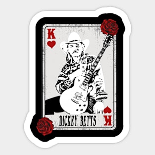 Vintage Card Dickey Betts Sticker